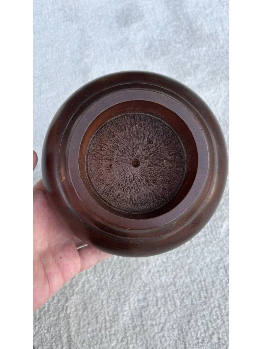 Wooden 8” Candle Holder